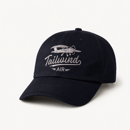 Tailwind Air Classic Aviation Hat | Premium Embroidered Pilot Dad Cap
